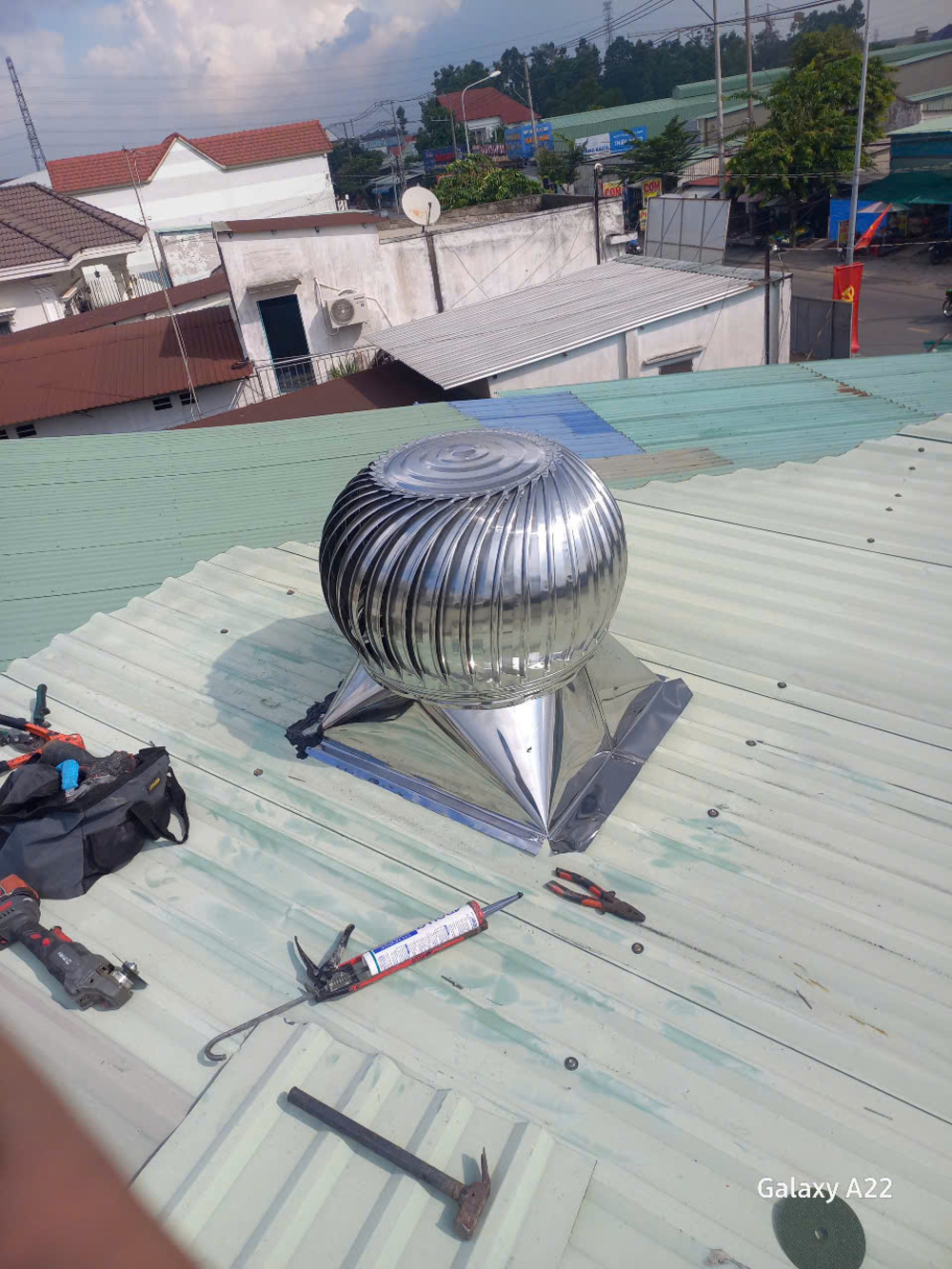 Lắp đặt sữa chữa quả cầu hút nhiệt tận nơi tại TPHCM