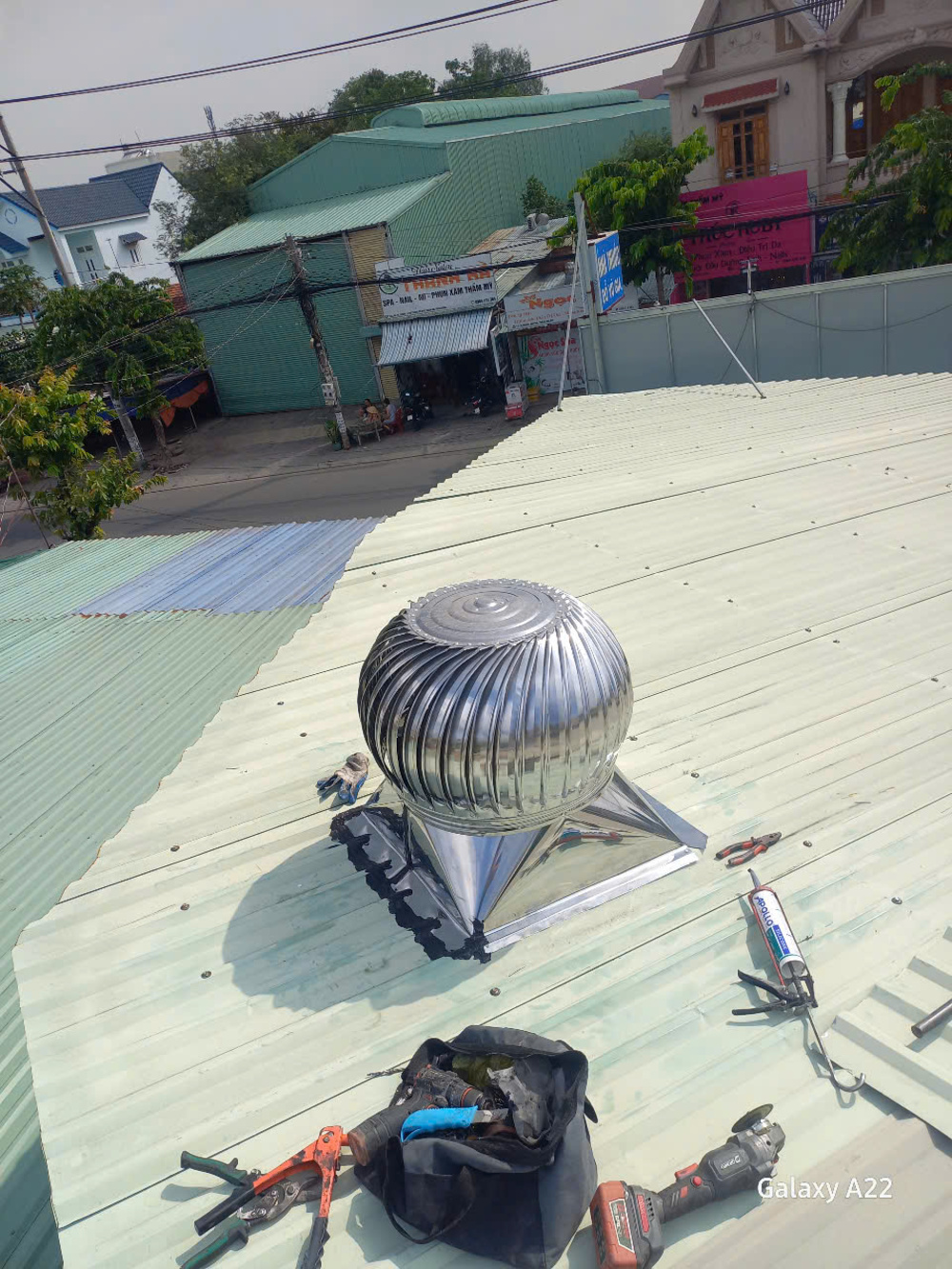 Lắp đặt sữa chữa quả cầu hút nhiệt tận nơi tại TPHCM